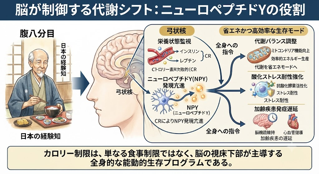 脳が制御する代謝シフト：ニューロペプチドYの役割