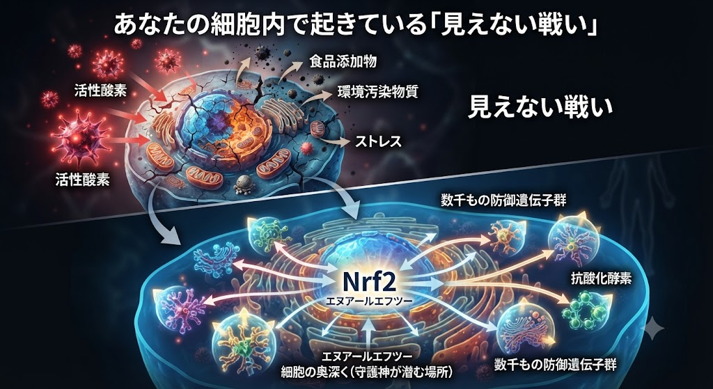 あなたの細胞内で起きている「見えない戦い」