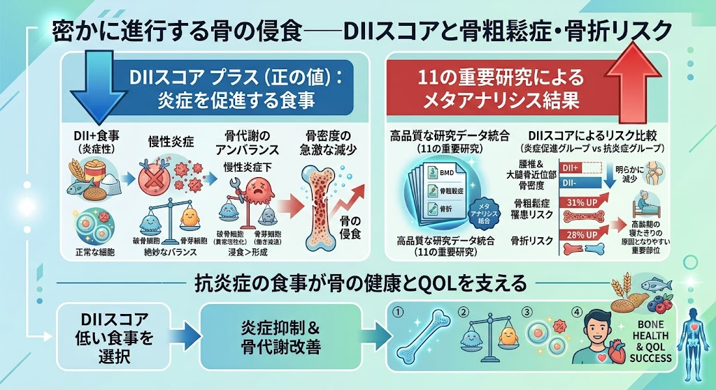 密かに進行する骨の侵食──DIIスコアと骨粗鬆症・骨折リスク