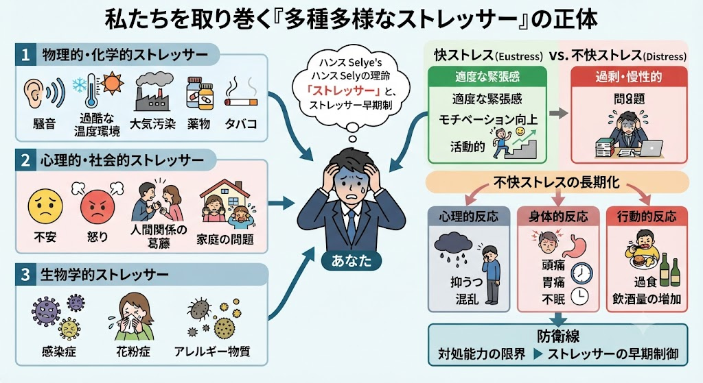 私たちを取り巻く「多種多様なストレッサー」の正体