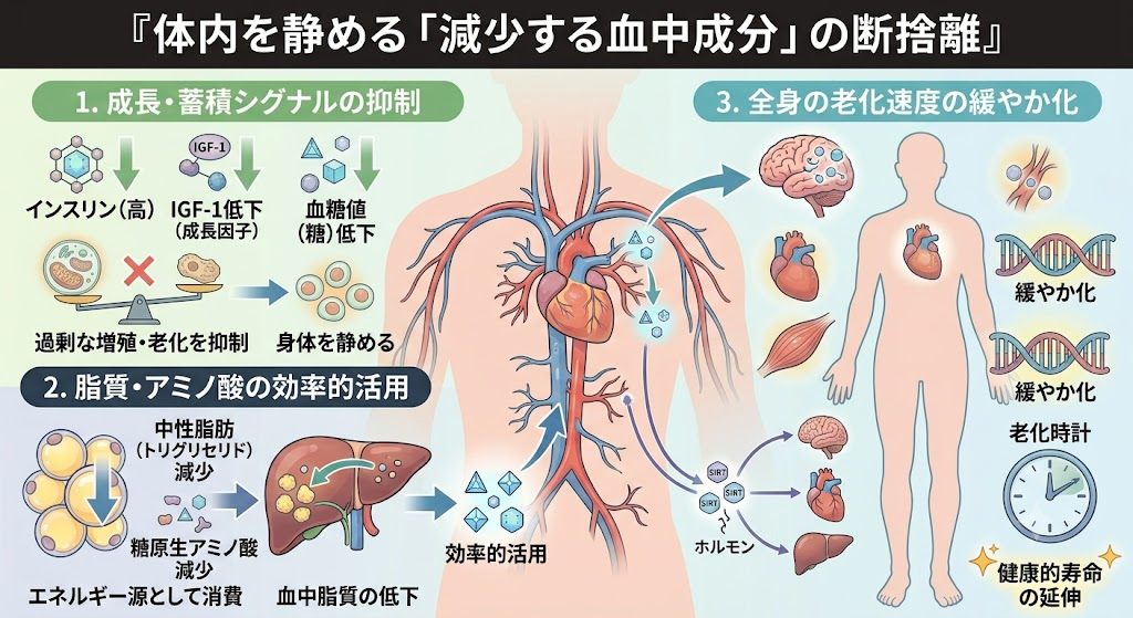 体内を静める「減少する血中成分」の断捨離