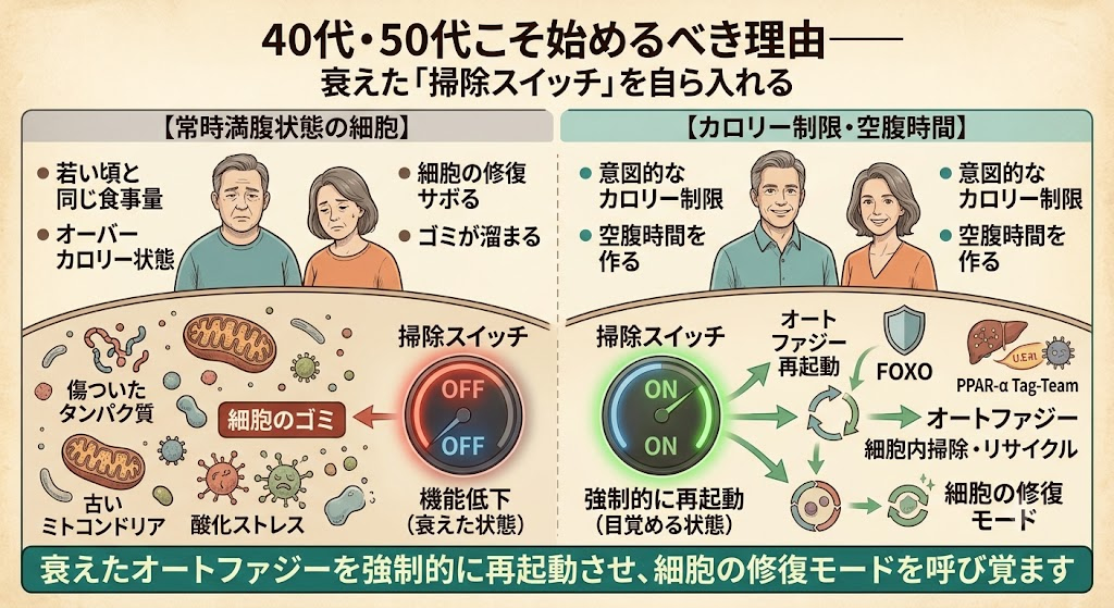 40代・50代こそ始めるべき理由——衰えた「掃除スイッチ」を自ら入れる