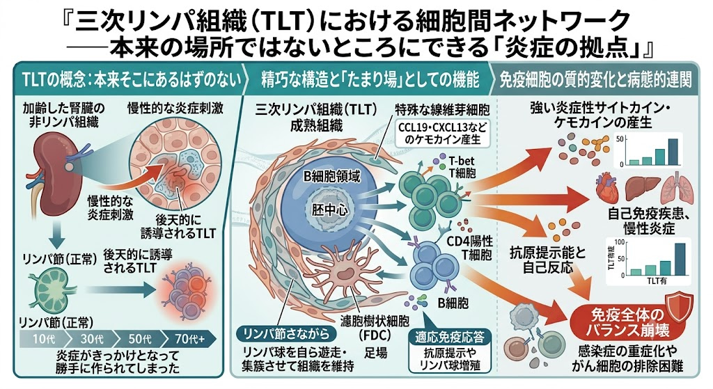 本来の場所ではないところにできる「炎症の拠点」