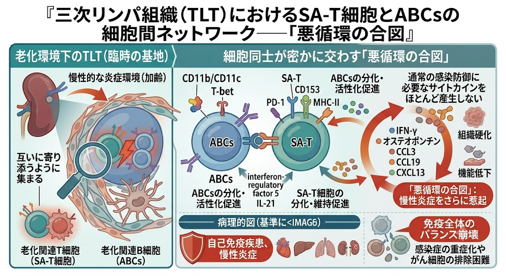 細胞同士が密かに交わす「悪循環の合図」