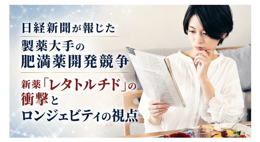 日経新聞が報じた製薬大手の肥満薬開発競争──新薬「レタトルチド」の衝撃とロンジェビティの視点