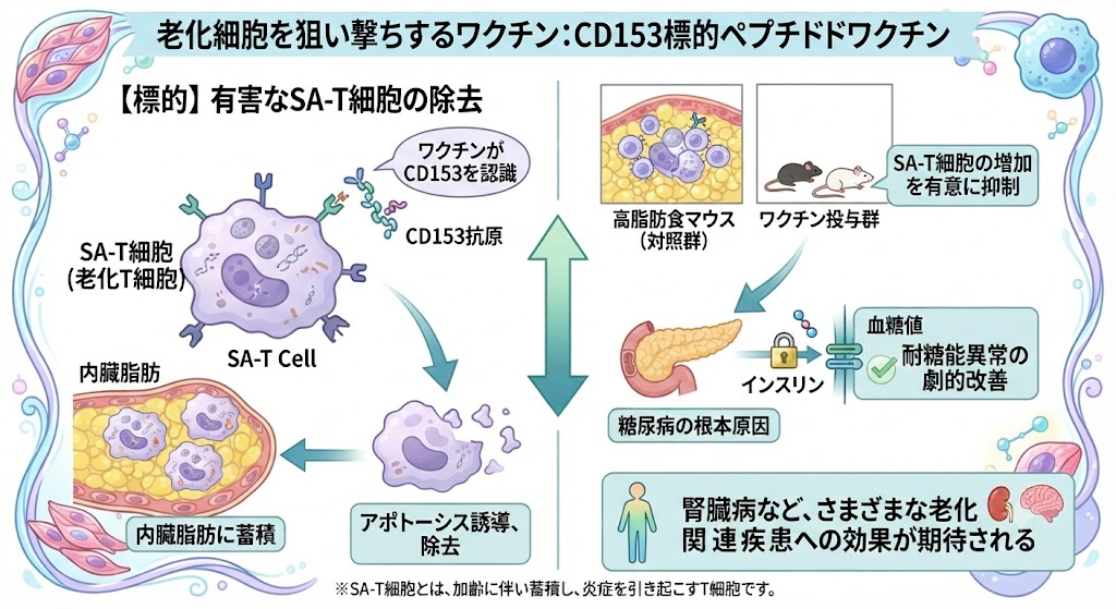 抗老化医学の最前線──老化細胞を狙い撃ちするワクチン
