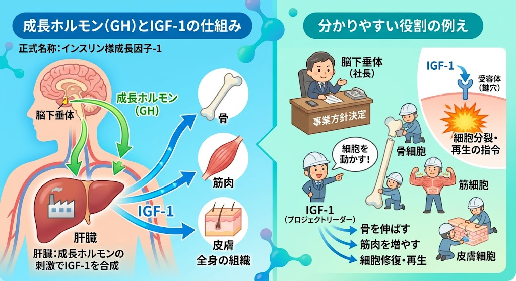 IGF-1（インスリン様成長因子-1）とは？
