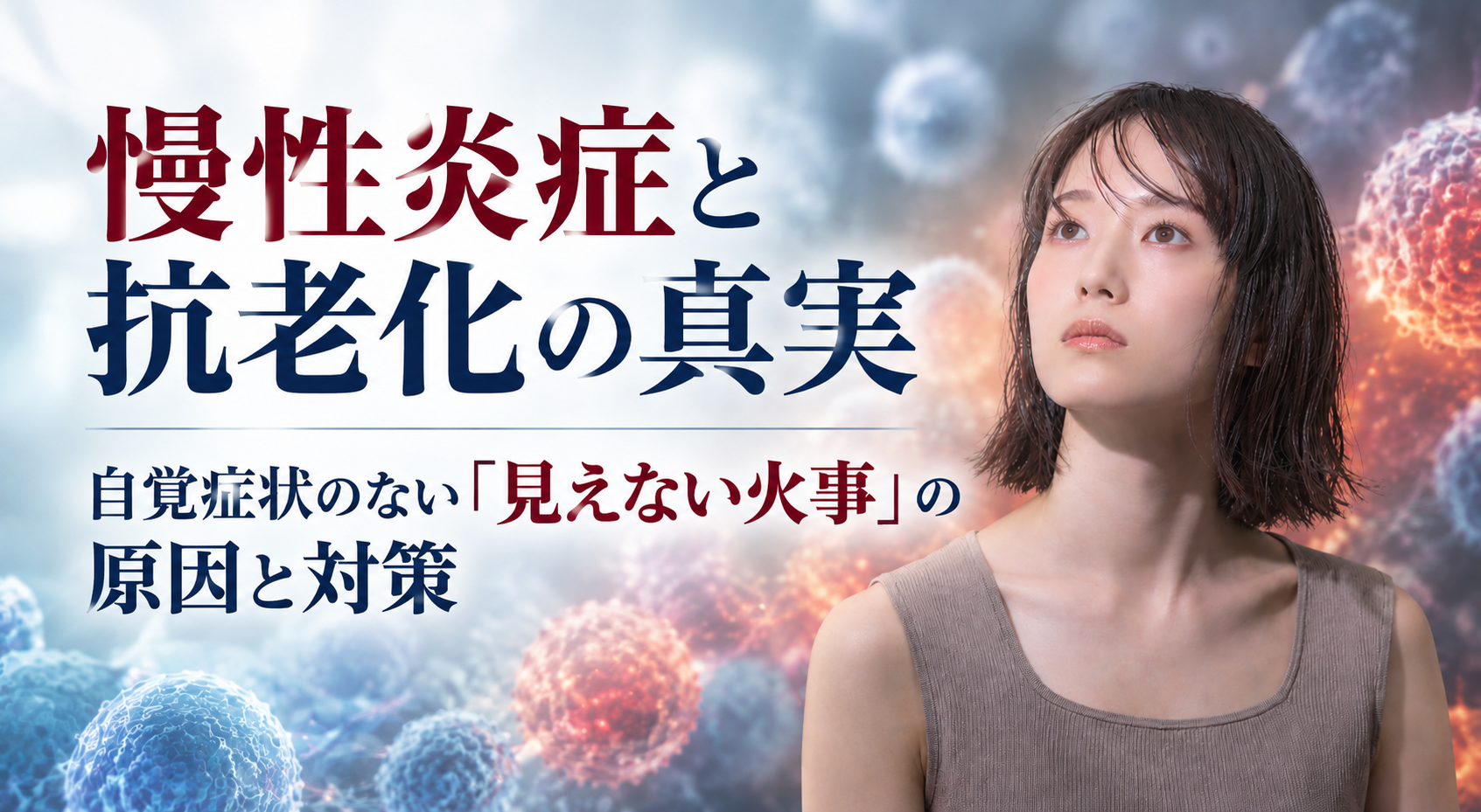 慢性炎症と抗老化の真実──自覚症状のない「見えない火事」の原因と対策